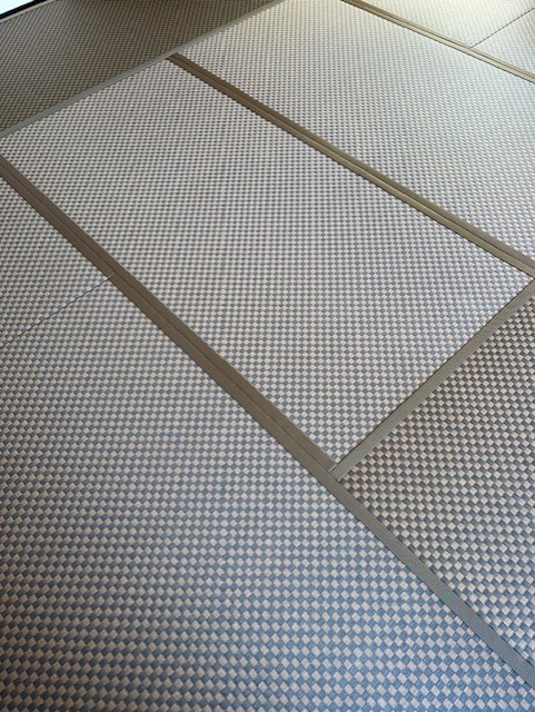 オール市松（胡桃色と栗色）