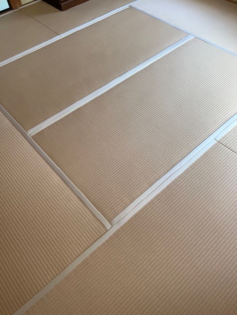 カラー畳白茶色